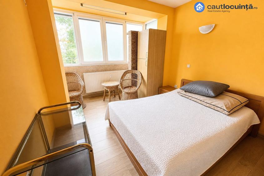 Apartament cu 3 camere semidecomandat, mobilat în Grivița