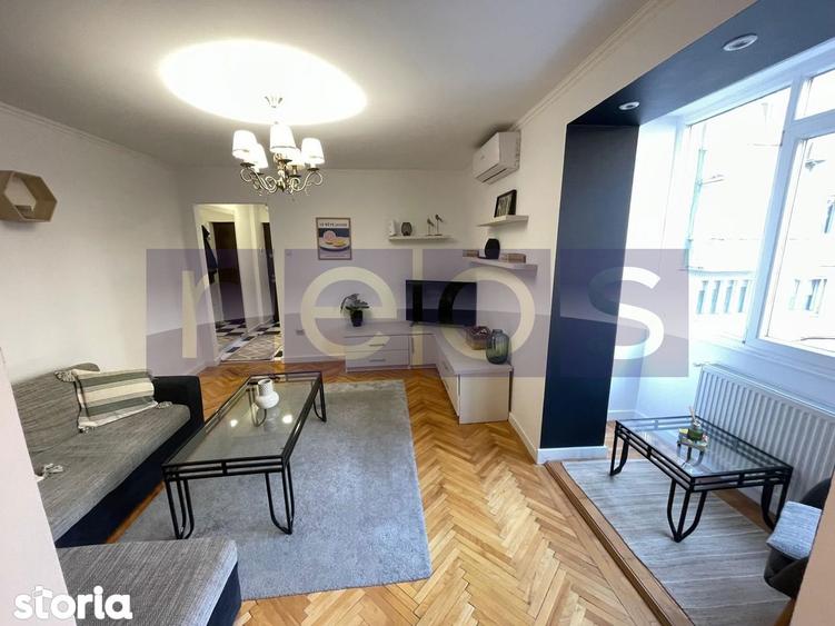 Apartament cu 2 camere semidecomandat, mobilat în Romană