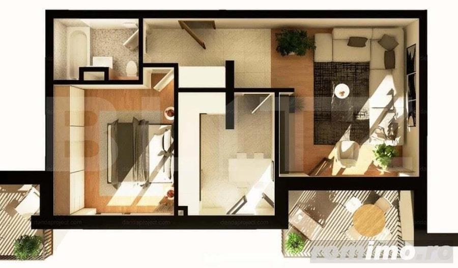 Apartament 2 camere, 37 mp, constructie noua, zona Dunarii - 2