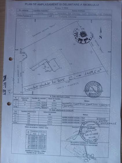 Teren intravilan 9970 mp , com. Chirnogi, jud. Calarasi (situat la 50-60 km de Bucuresti) - 6