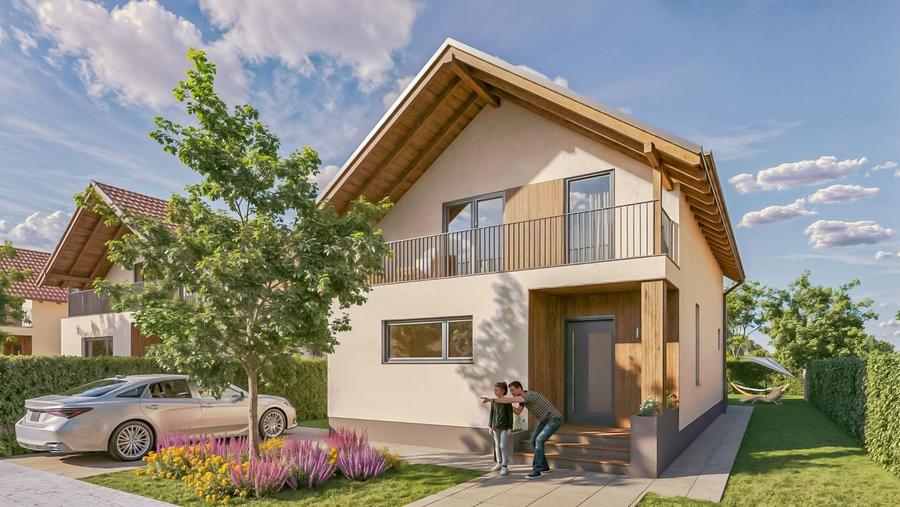 Case individuale în Sânpetru, cu teren 400 mp și toate utilitățile - 1