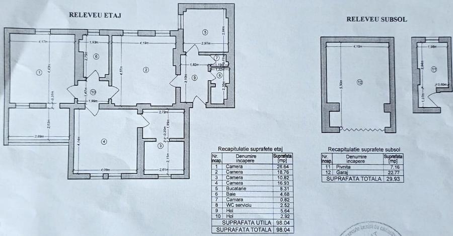 Apartament interbelic spațios – 4 camere - 98 mp - Tudor Vladimirescu – COMISION - 21