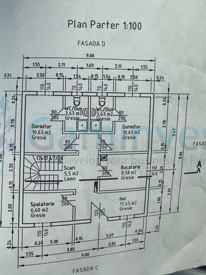 Casa si teren de vanzare, la 400 m de Aqua Park, Baile 1 Mai - 6