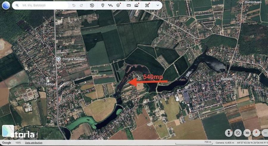 Teren intravilan 540mp Balotesti Lac - 5