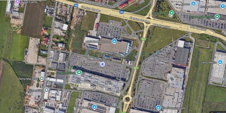 Teren de inchiriat , zona cu vizibilitate, acces din Centura Oradea, Bihor - 1