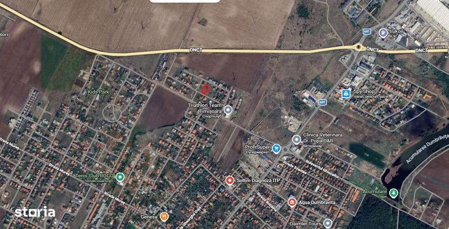 Comision 0%, Teren 864 Mp, 20 M Front, Dumbravita, Centura Timisoara - 4