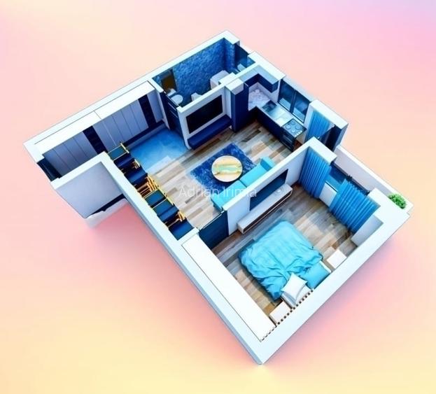 Apartament 2 camere, de vânzare în zona Vișan, Iași