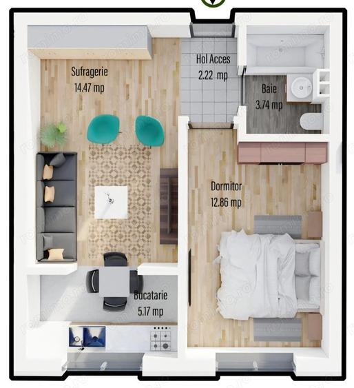 Ap. 2 cam. martie 2026 zona Militari Residence - 5
