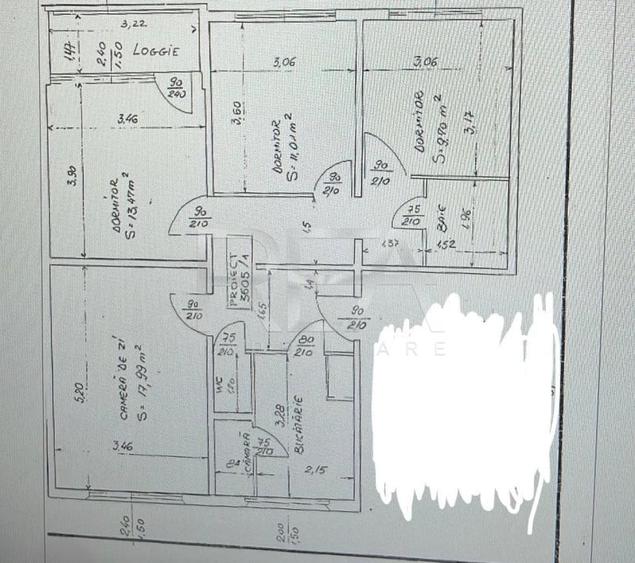 4 camere, Titan, decomandat, centrala, et. 4, 83mp, metrou, boxa - 9