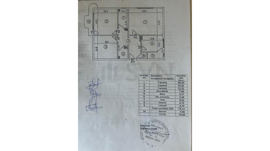 REA1025265 Apatament 3 camere I 13 Septembrie - 12