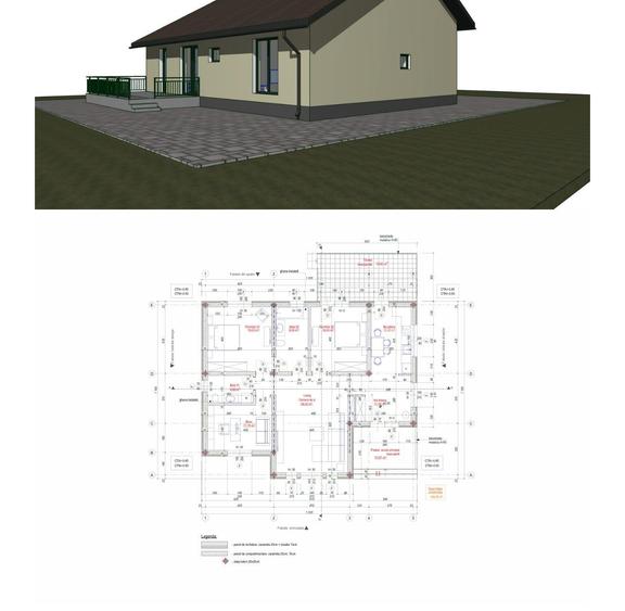 Vila individuala noua, imobil aparte, arhitectura superba - 3