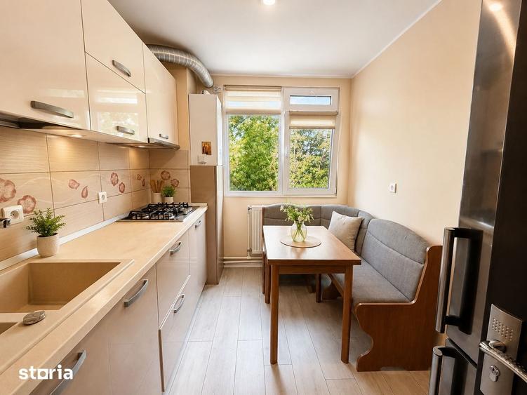 Apartament cu 2 camere semidecomandat în Țiglina 3