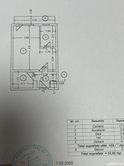 Popietar,Garsoniera,Petre Ispirescu CaleaRahovei - 3