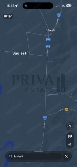 16 Ha curea de teren arabil in Saulesti/ DJ661 - 3