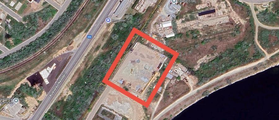 Teren pentru HALA 6.600 mp – POD Navodari, Ecluza – Rompetrol PORT Midia - 6