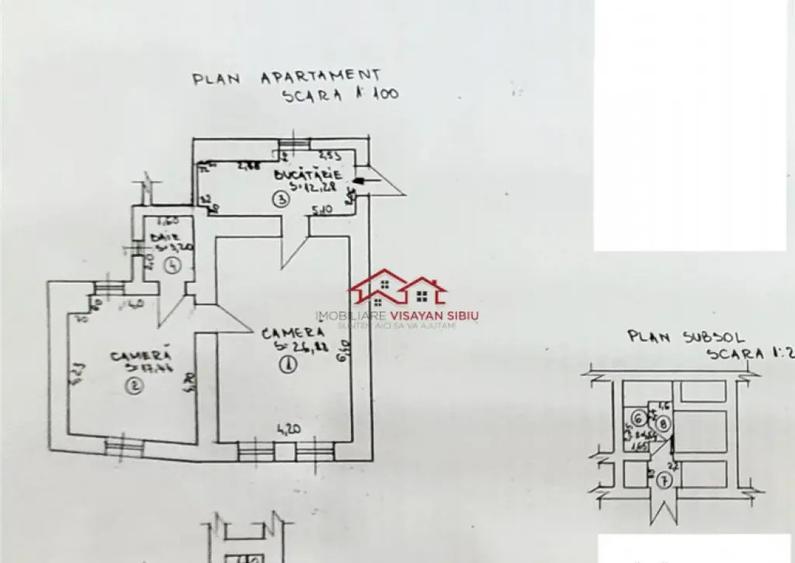 Apartament centrul istoric Sibiu, comision 0 - 4