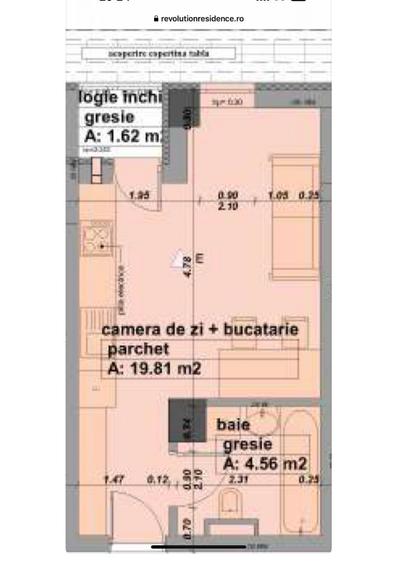 Garsoniera Bloc nou Vasile alexandri parcare inclusa - 2