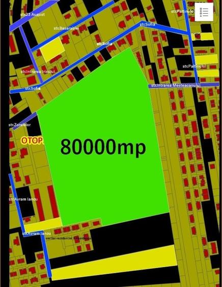 Afacere!Teren unic 8ha,zona servicii ,in noul PUG -zona strict rezidentiala - 1
