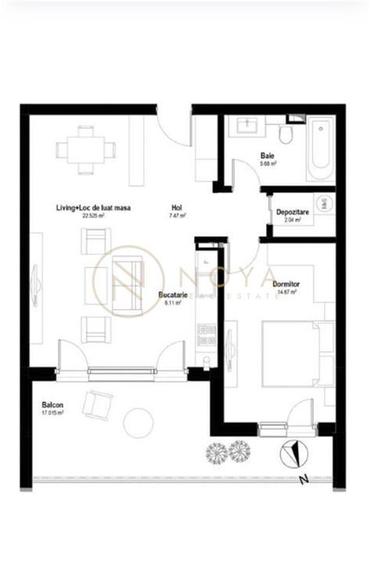 Apartament cu 2 camere de vanzare in Pipera si parcare - 7