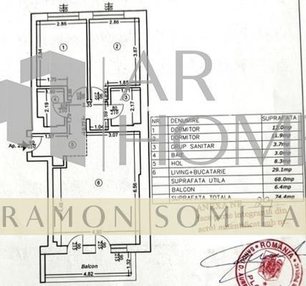 Apartament 3 camere, de lux, parcare privata, zona Vest, Ploiesti - 20