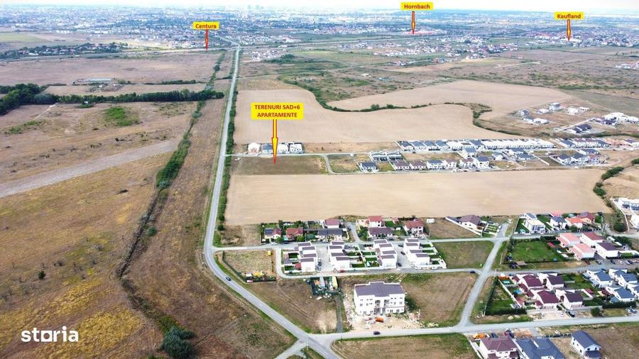 Terenuri Mosnita | servicii+6apartamente, la asfalt - toate utilitatil - 3