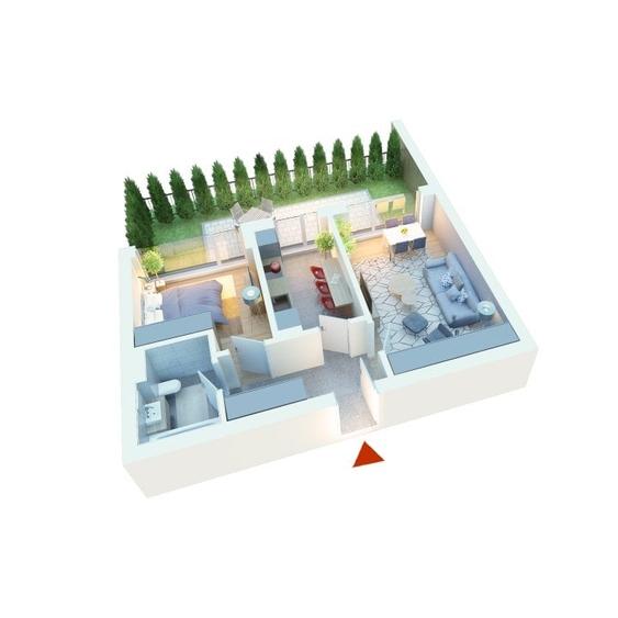 Apartament 2 camere + Gradina, lângă Lacul Străulești și Mall Colosseum, Sector1 - 5