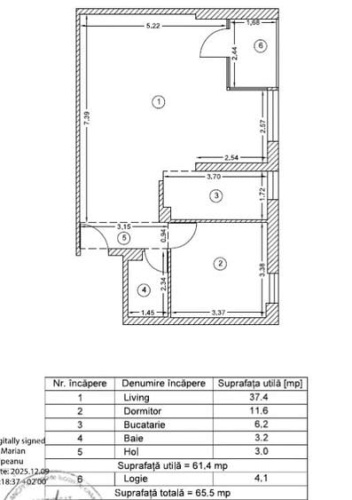 Piata Alba Iulia - Decebal - Bloc nou, modern,  S+P+4 Etaje, lift - 8