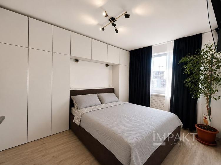 Apartament cu 3 camere semidecomandat, mobilat în Dâmbul Rotund