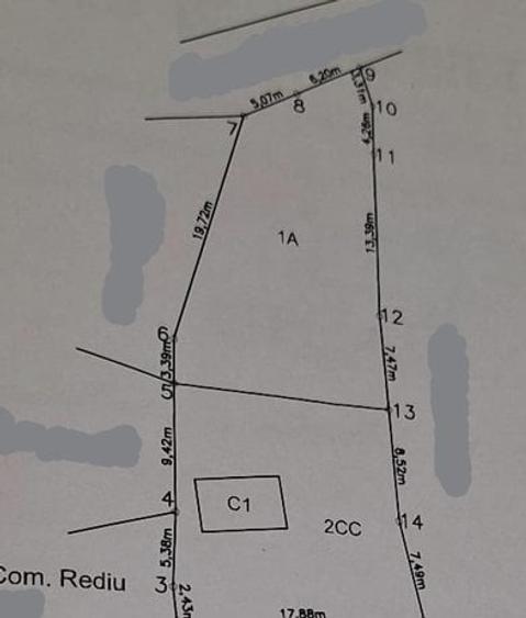 Teren Construcții intravilan de 602 mp, în Podiș Beldiman