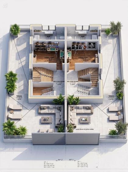 Duplex semifinisat, zona Donath Park - 10