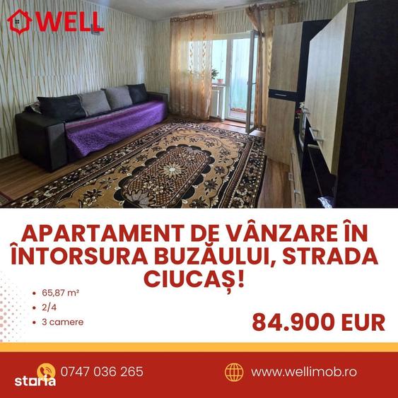 Apartament cu 3 camere în Central