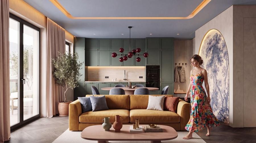 Apartament cu 3 camere decomandat în Central