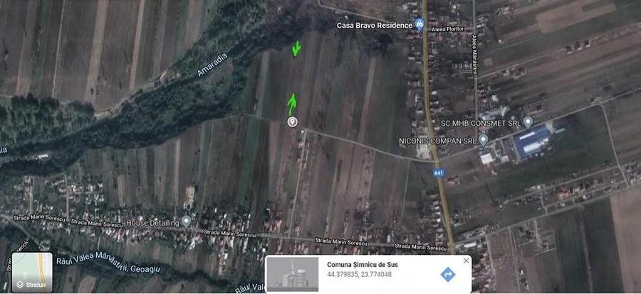 Teren de 12775 mp, în Brâncoveanu