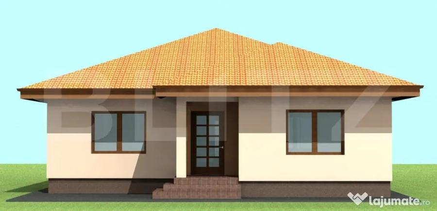 Casă cu 5 camere cu Teren 500 Mp în Tărlungeni