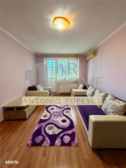 Apartament cu 2 camere semidecomandat, mobilat în Central