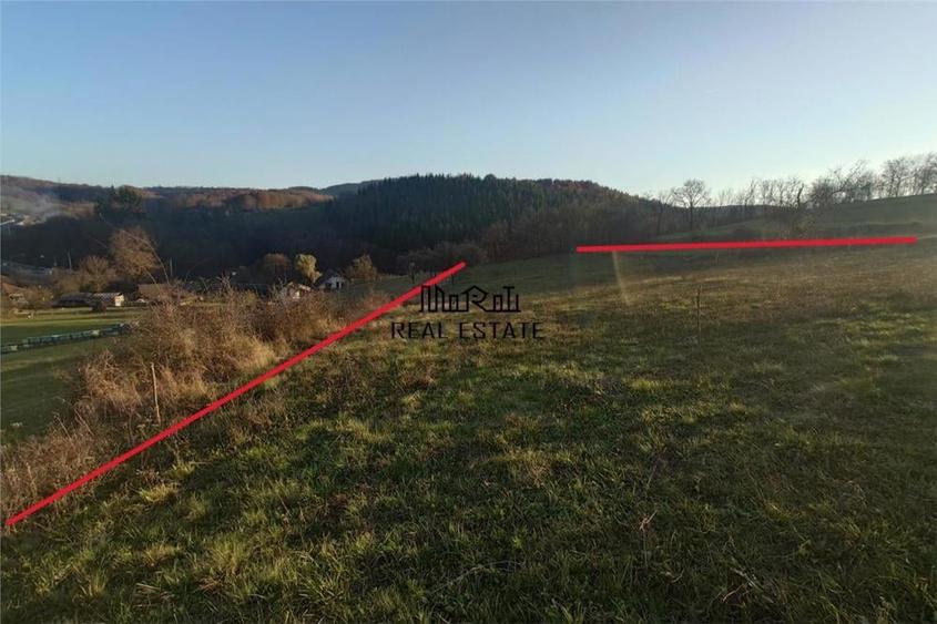 Teren de 3415 mp, în Luncoiu de Sus