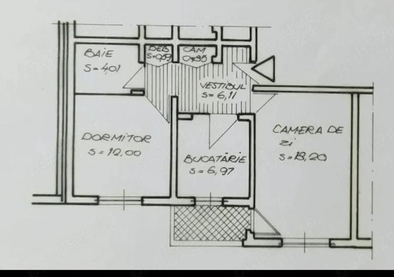 Dristor Ramnicul Sarat,ap 2 camere, bloc 1982, dec,92.000euro - 8