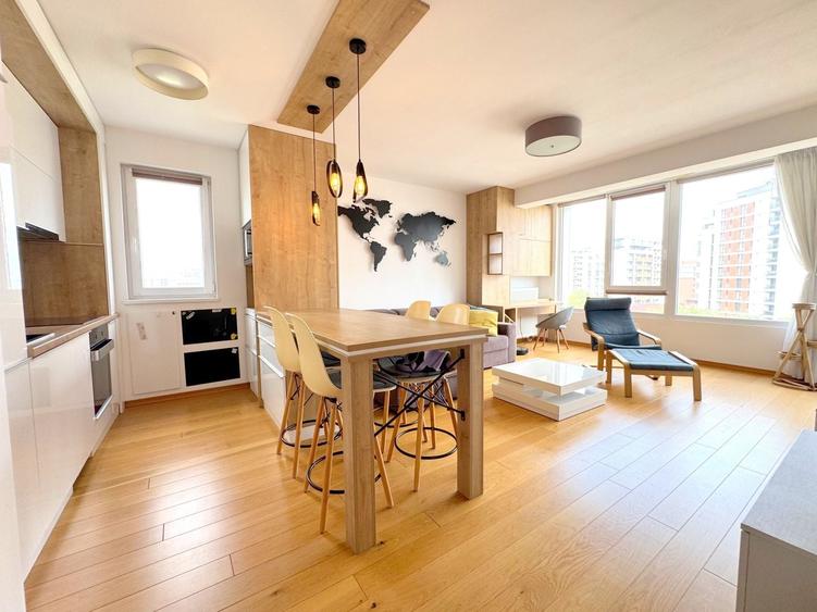 Apartament cu 2 camere semidecomandat, mobilat în Aradului