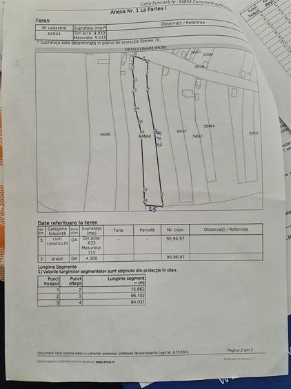 Teren intravilan de 4100 mp, în Apateu