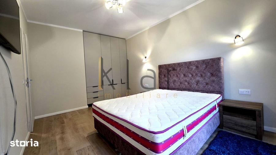 Apartament cu 2 camere semidecomandat, mobilat în Plopilor