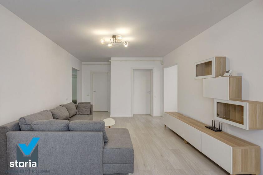 Apartament cu 2 camere semidecomandat, mobilat în Străulești