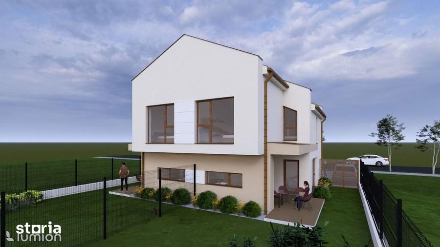 Casă cu 4 camere cu Teren 577 Mp în Soarelui