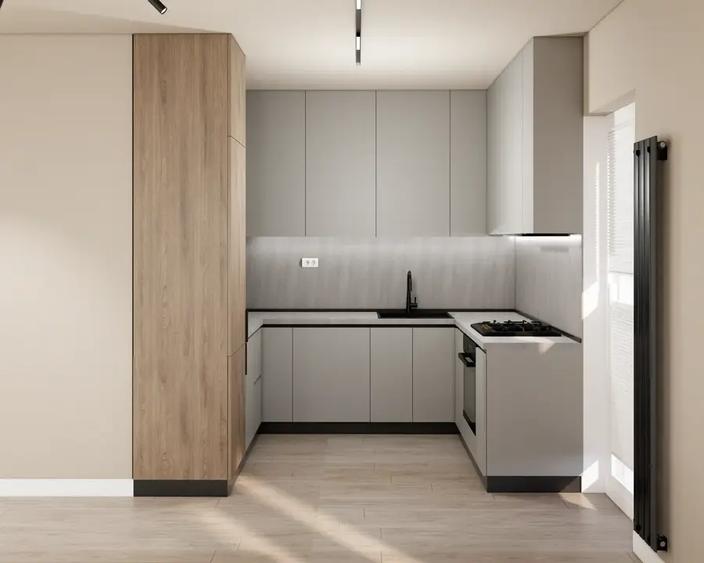 Apartament cu 3 camere semidecomandat, mobilat în Voluntari