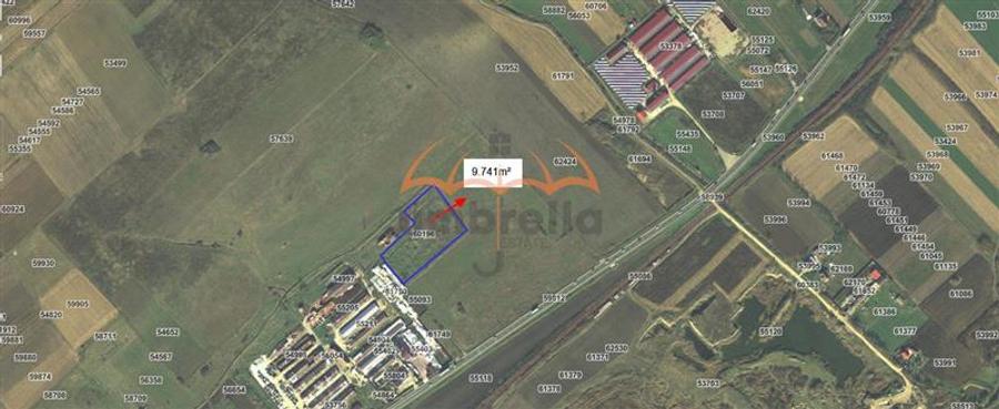 Teren intravilan pentru Hale in Iclod 9.741m², 20€ m² - 1