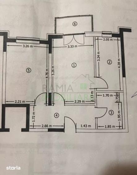 Apartament cu 2 camere în Bartolomeu