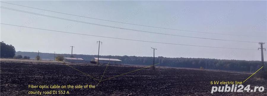 Vand teren padurea Bucovat - 9 km de Craiova - cu deschidere de 350m la drum judetean - 3