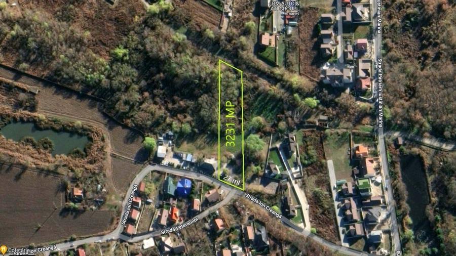 Teren Construcții intravilan de 3231 mp, în Ostroveni