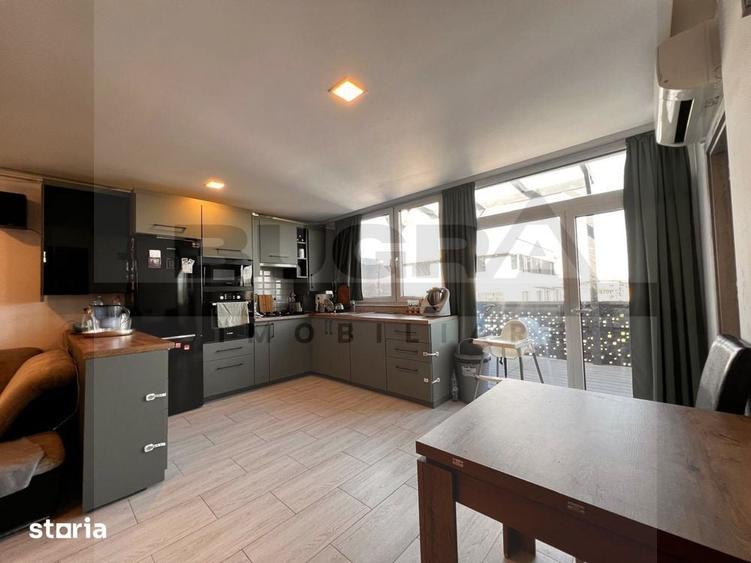 Apartament cu 3 camere semidecomandat în Apahida