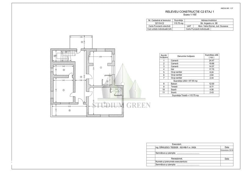 Casă cu 8 camere cu Teren 900 Mp în Central
