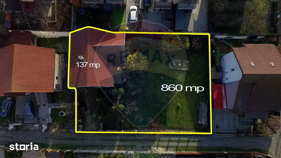 Casă cu 5 camere cu Teren 861 Mp în Apahida
